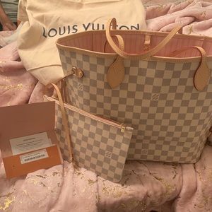 Louis Vuitton Neverfull MM Damier Azur